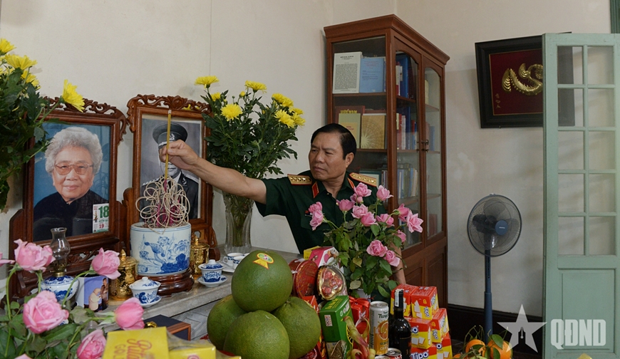 Đại tướng Nguyễn Tân Cương tri ân các đồng chí nguyên lãnh đạo Đảng, Nhà nước, Quân đội