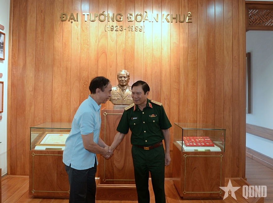 Đại tướng Nguyễn Tân Cương tri ân các đồng chí nguyên lãnh đạo Đảng, Nhà nước, Quân đội