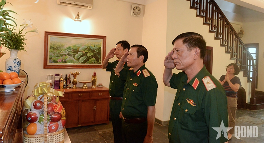 Đại tướng Nguyễn Tân Cương tri ân các đồng chí nguyên lãnh đạo Đảng, Nhà nước, Quân đội