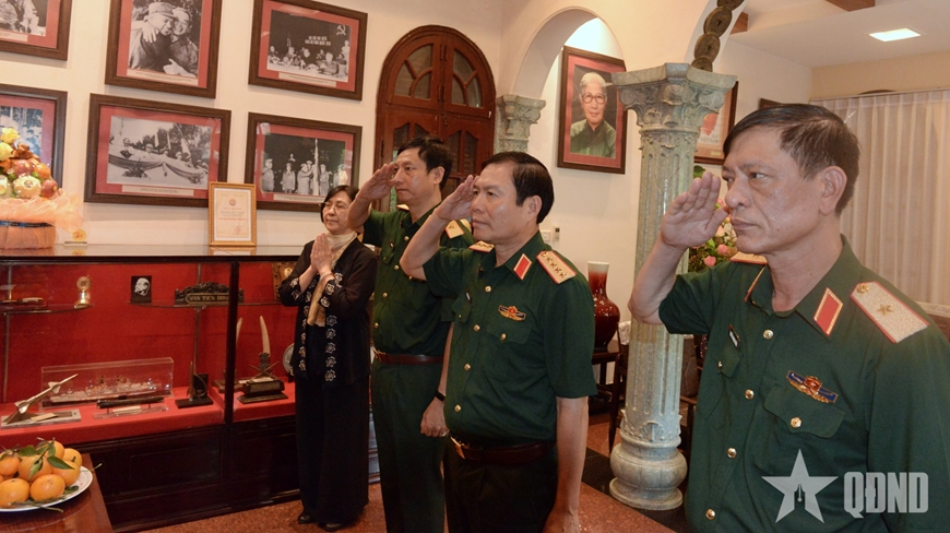 Đại tướng Nguyễn Tân Cương tri ân các đồng chí nguyên lãnh đạo Đảng, Nhà nước, Quân đội