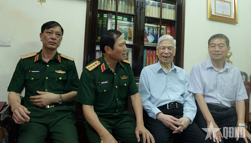 Đại tướng Nguyễn Tân Cương tri ân các đồng chí nguyên lãnh đạo Đảng, Nhà nước, Quân đội