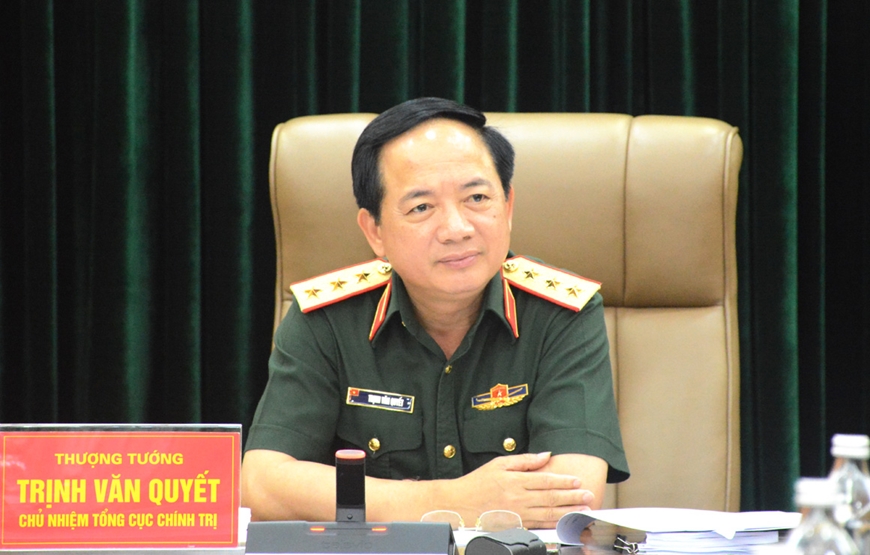 Thượng tướng Trịnh Văn Quyết chủ trì họp Ban Chủ nhiệm Tổng cục Chính trị Quân đội nhân dân Việt Nam