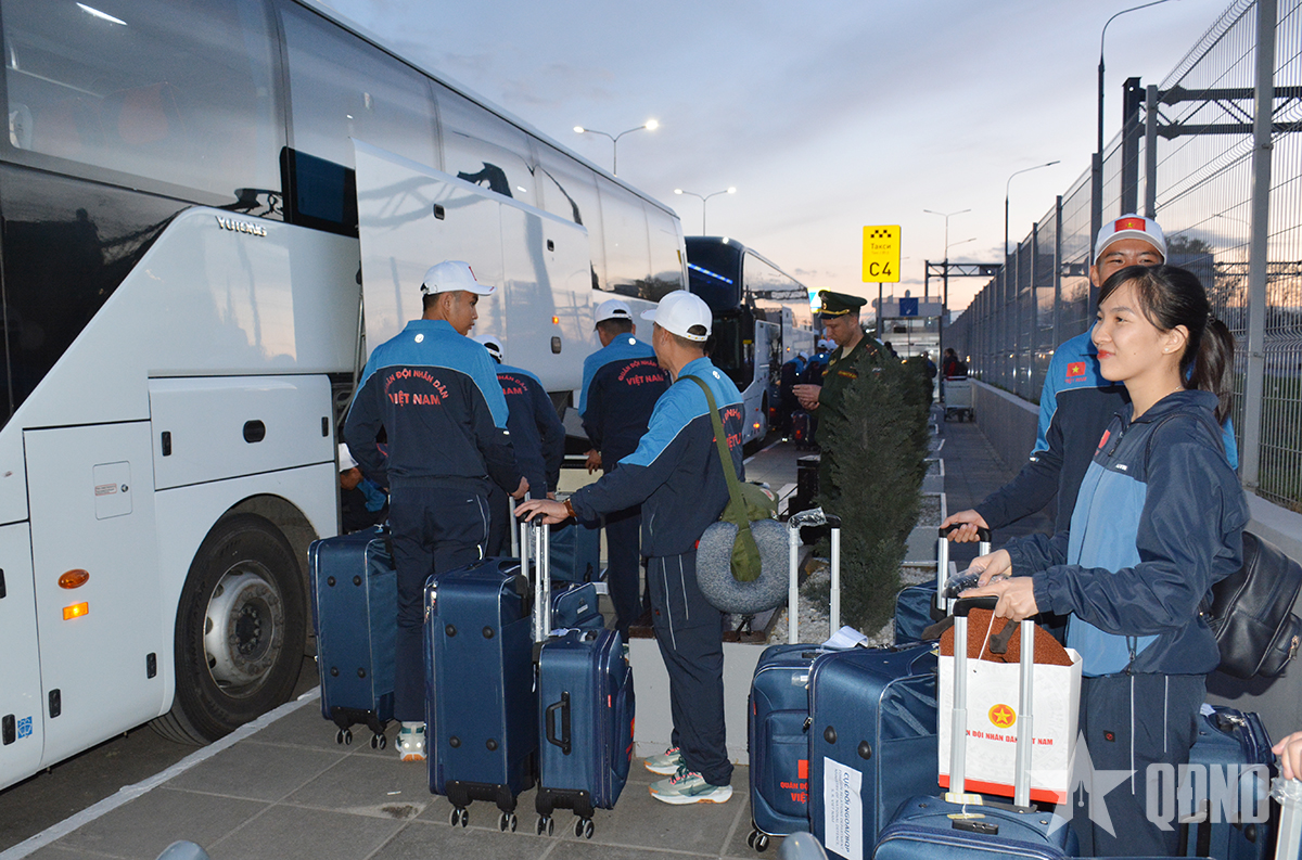 Đoàn QĐND Việt Nam tới Moscow, chuẩn bị tập luyện cho Lễ duyệt binh trên Quảng trường Đỏ
