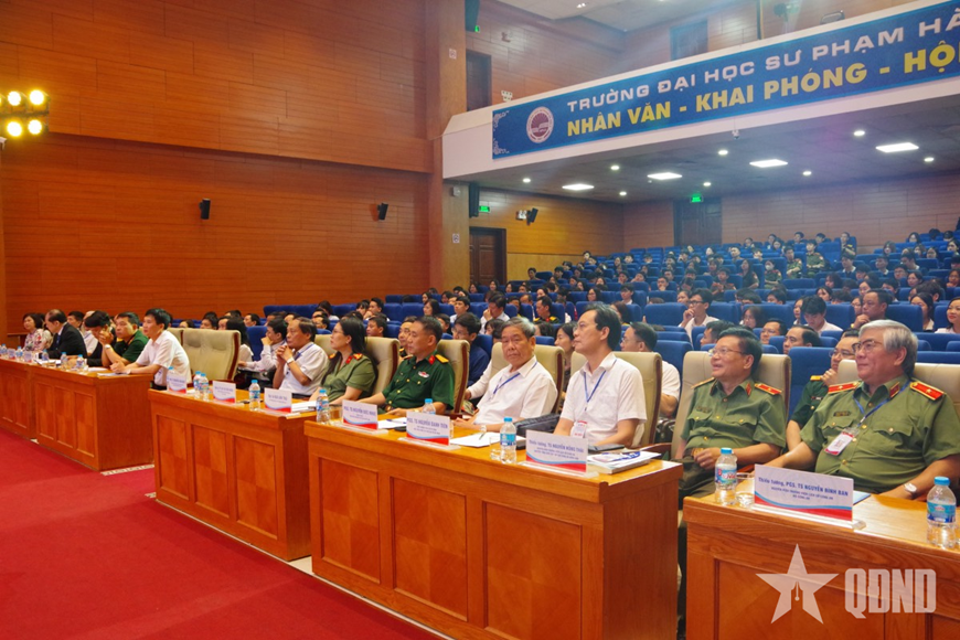 Toàn cảnh buổi hội thảo khoa học quốc gia “Đại thắng mùa Xuân năm 1975 – Giá trị lịch sử và bài học kinh nghiệm trong xây dựng và bảo vệ Tổ quốc hiện nay”.
