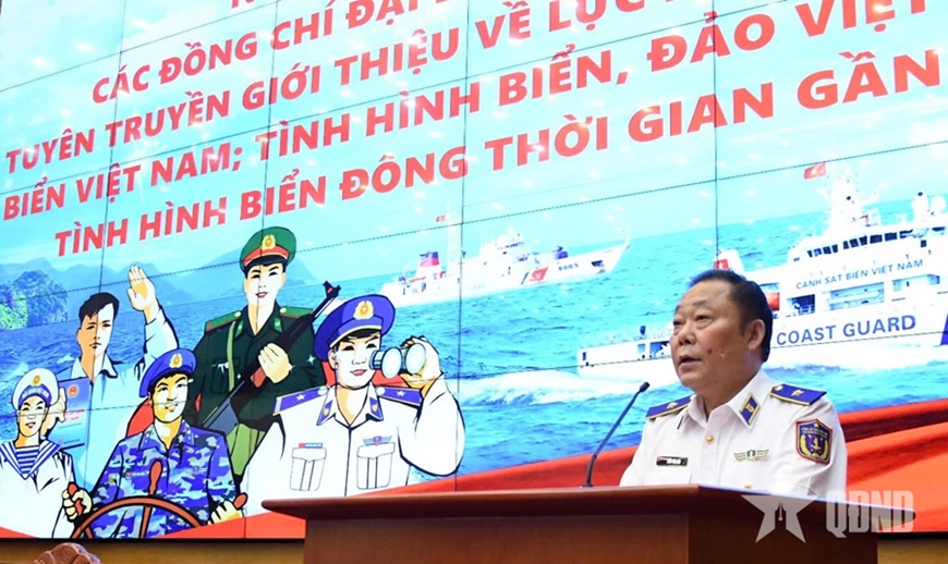 Bộ tư lệnh Vùng Cảnh sát biển 1 tuyên truyền an ninh biển, đảo tại Quảng Ninh