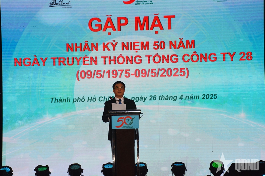Tổng công ty 28 gặp mặt kỷ niệm 50 năm Ngày truyền thống