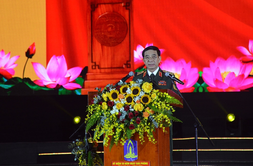 Đại tướng Phan Văn Giang dự Lễ kỷ niệm 50 năm Ngày Giải phóng tỉnh Bà Rịa-Vũng Tàu