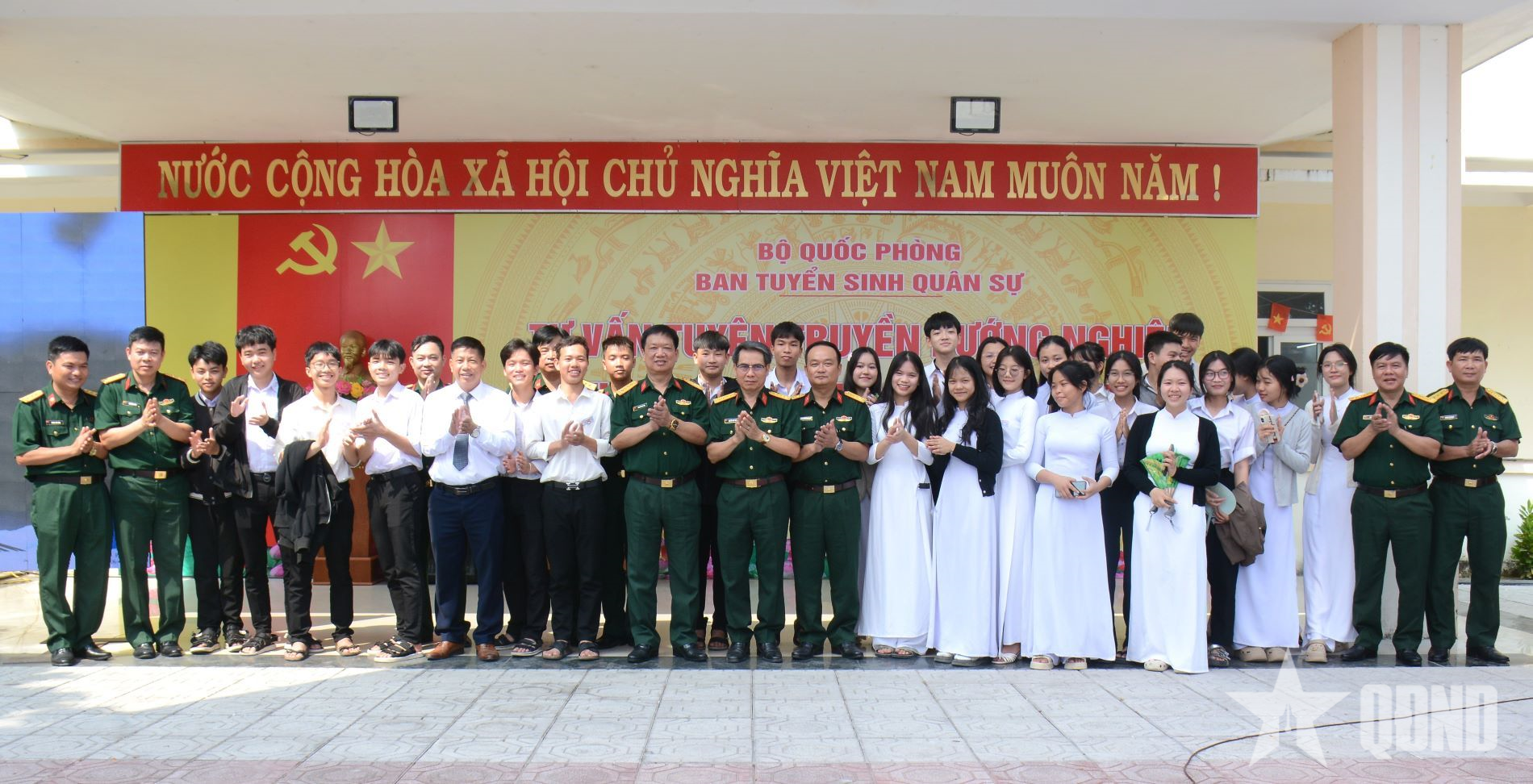 Ban Tuyển sinh quân sự Bộ Quốc phòng làm việc tại tỉnh Quảng Nam