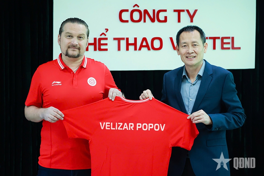 CLB Thể Công – Viettel ký hợp đồng với HLV Velizar Popov.