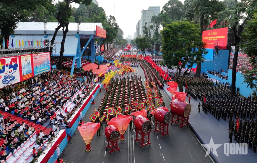 Sáng nay (27-4) tổng duyệt cấp Nhà nước Lễ kỷ niệm 50 năm Ngày&nbsp;giải phóng miền Nam, thống nhất đất nước