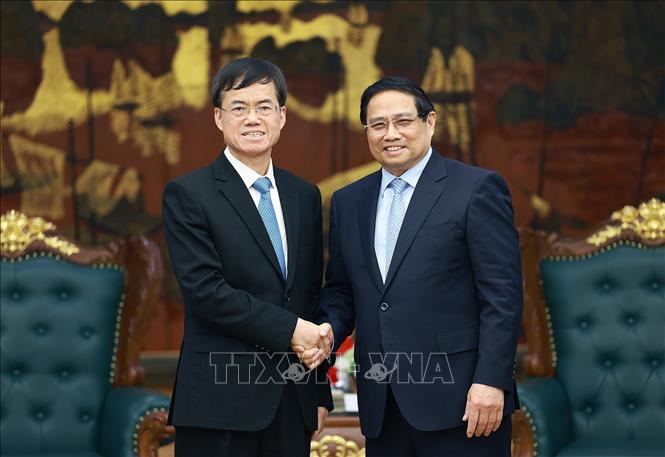 Thủ tướng Chính phủ Phạm Minh Chính tiếp Bộ trưởng Bộ Công tác về quân nhân xuất ngũ Trung Quốc