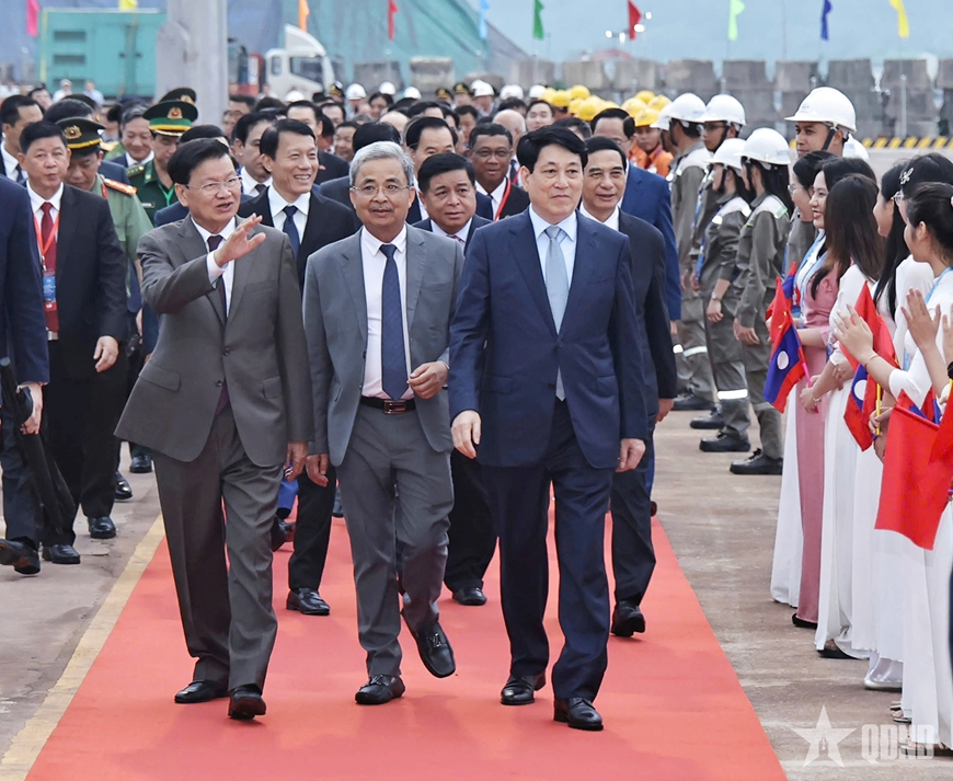 Khánh thành Bến số 3, cảng quốc tế Lào-Việt tại Hà Tĩnh

