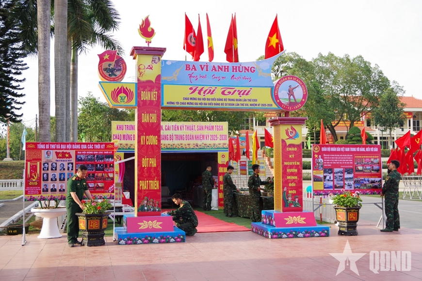 Rộn ràng thi đua mừng Ngày Chiến thắng ở Trung đoàn 141, Sư đoàn 312