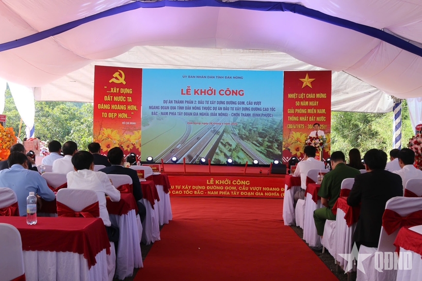 Đắk Nông khởi công Dự án thành phần 2 cao tốc Gia Nghĩa - Chơn Thành