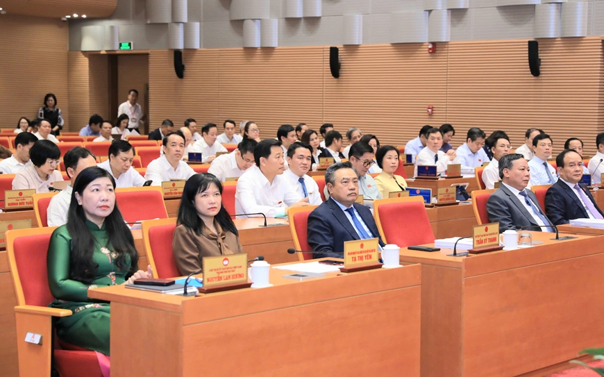 Khai mạc Kỳ họp thứ hai mươi hai, Hội đồng nhân dân TP Hà Nội khóa XVI