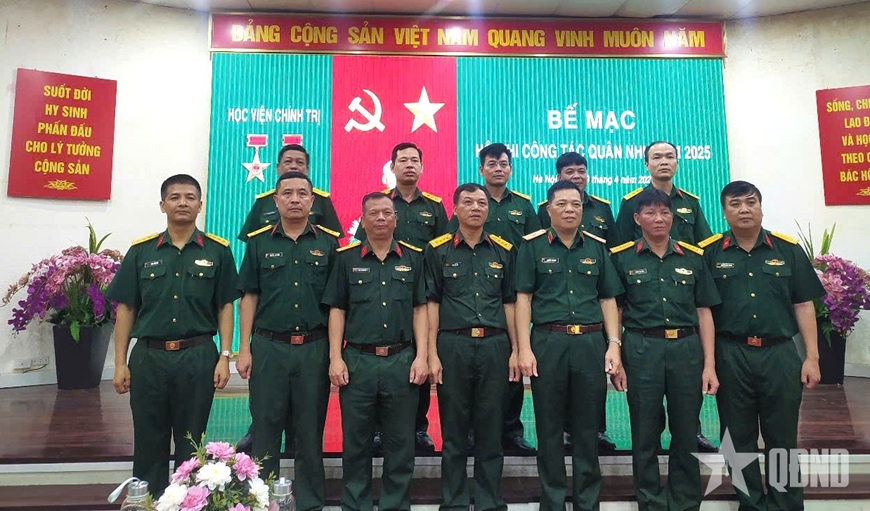 Học viện Chính trị bế mạc hội thi công tác quân nhu năm 2025