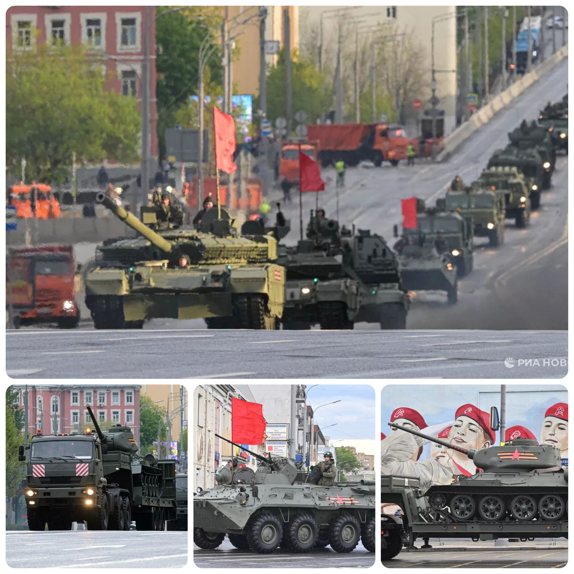 Hợp luyện chuẩn bị cho Lễ duyệt binh Ngày Chiến thắng tại Moscow