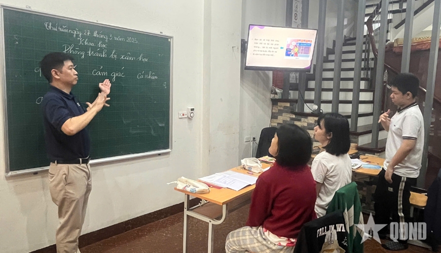 Lớp học của trẻ khiếm thính C5