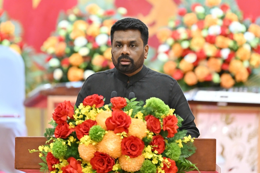 Chủ tịch nước Lương Cường chủ trì chiêu đãi cấp Nhà nước Tổng thống Sri Lanka