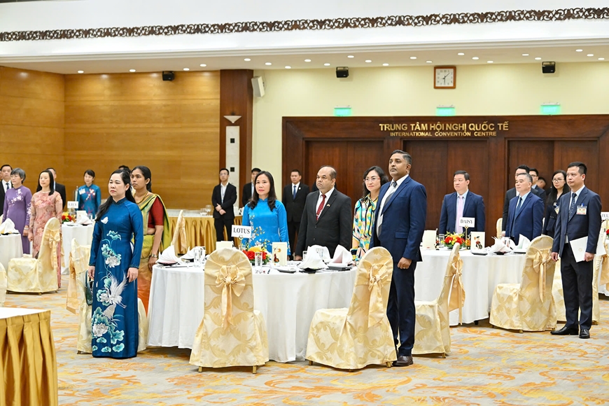 Chủ tịch nước Lương Cường chủ trì chiêu đãi cấp Nhà nước Tổng thống Sri Lanka
