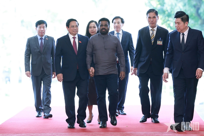 Thủ tướng Phạm Minh Chính hội kiến Tổng thống Sri Lanka