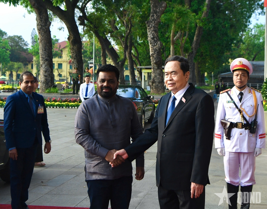 Chủ tịch Quốc hội Trần Thanh Mẫn hội kiến Tổng thống Sri Lanka