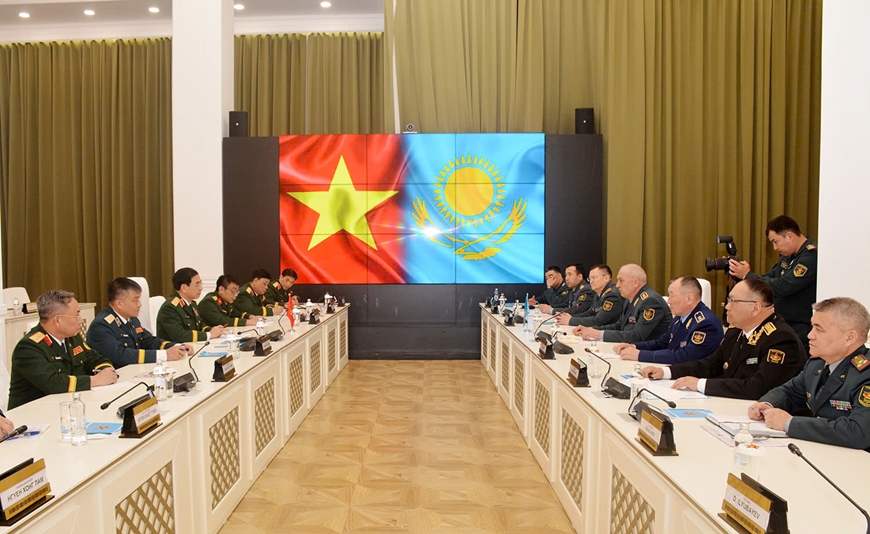 Thúc đẩy quan hệ hợp tác quốc phòng Việt Nam - Kazakhstan