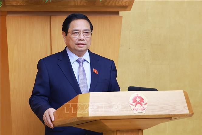Thủ tướng Phạm Minh Chính chủ trì phiên họp Chính phủ thường kỳ tháng 4-2025