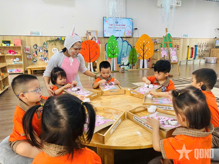 Cô giáo mầm non nhiệt tình, tâm huyết với nghề