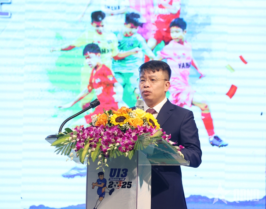 45 đội bóng tranh tài Giải bóng đá U13 toàn quốc 2025