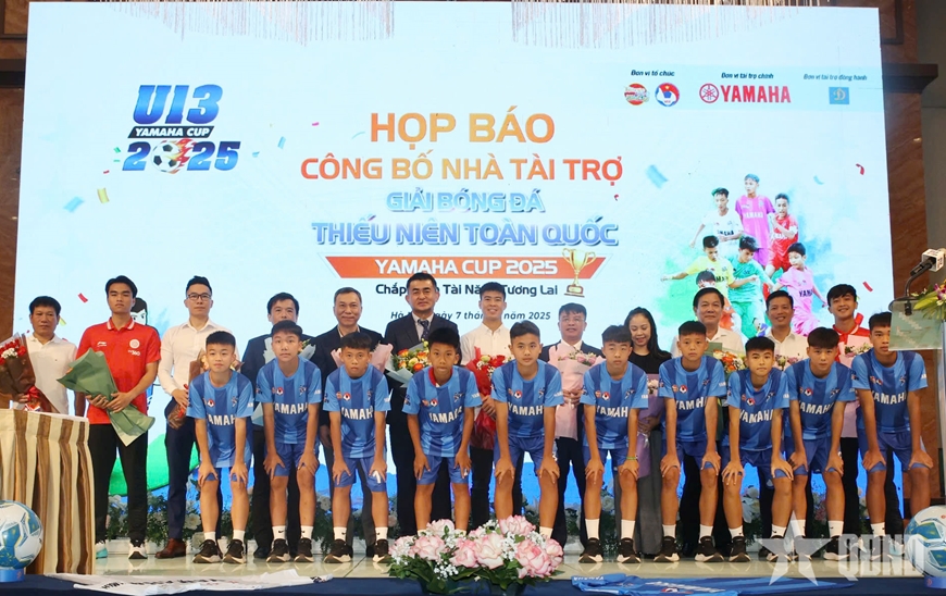 45 đội bóng tranh tài Giải bóng đá U13 toàn quốc 2025
