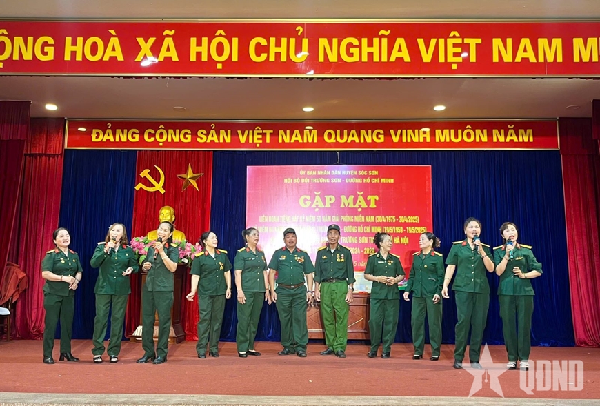 Gặp mặt truyền thống Hội Bộ đội Trường Sơn - Đường Hồ Chí Minh huyện Sóc Sơn