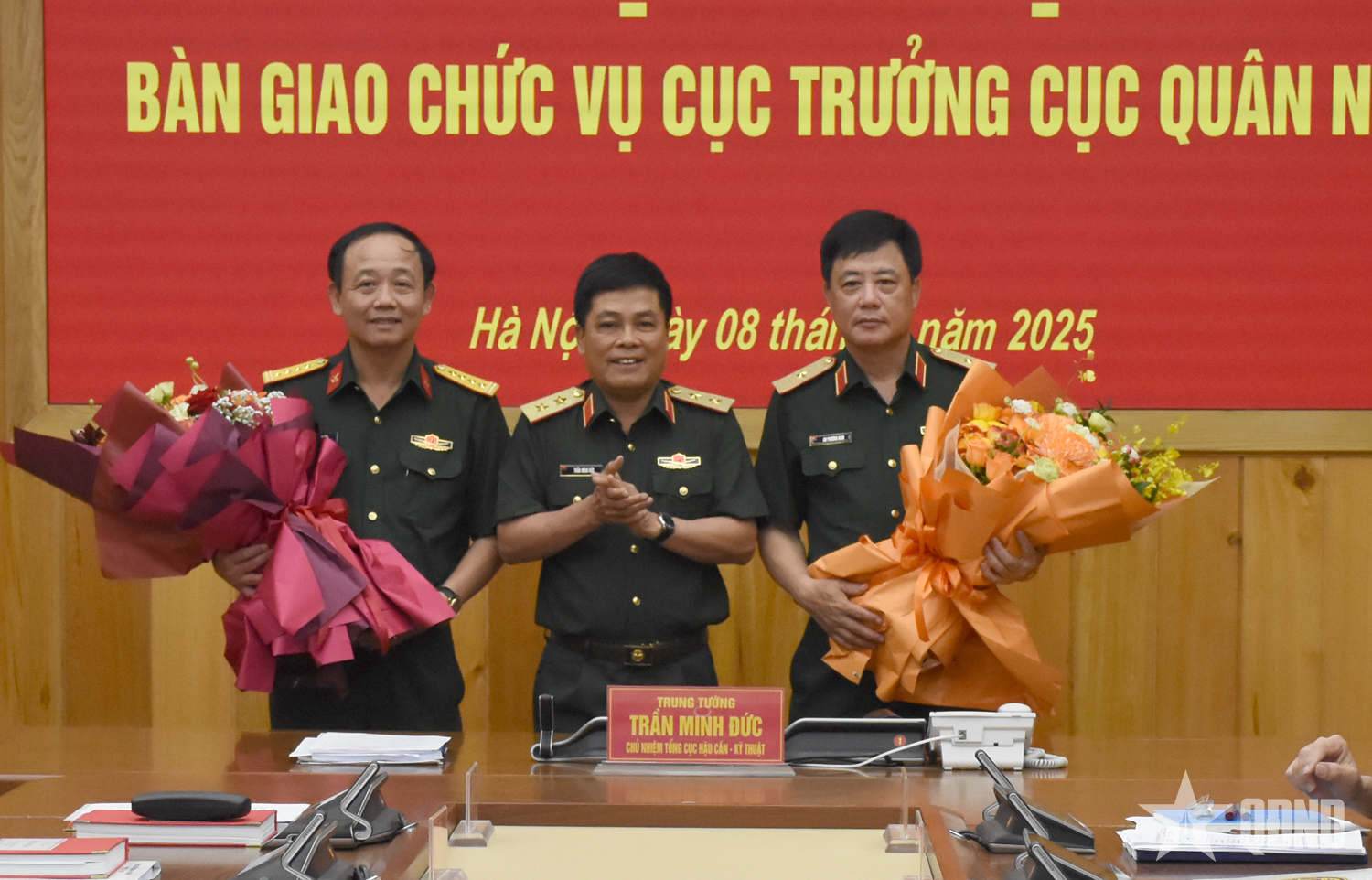 Bàn giao chức vụ Cục trưởng Cục Quân nhu, Tổng cục Hậu cần - Kỹ thuật