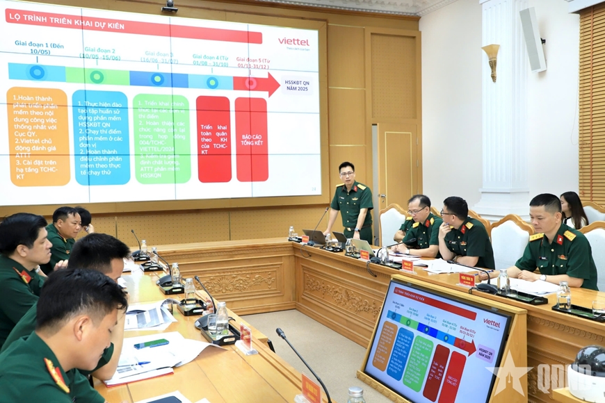 Triển khai hồ sơ sức khỏe điện tử quân nhân