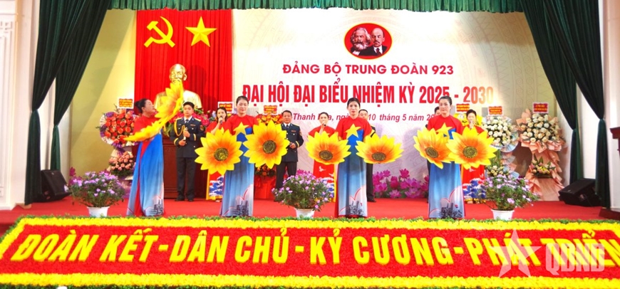 Đảng bộ Trung đoàn 923 tổ chức thành công đại hội nhiệm kỳ 2025 - 2030