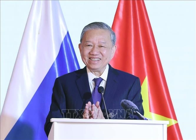 Tổng Bí thư Tô Lâm gặp mặt các nhân sĩ, trí thức, chuyên gia Nga từng giúp đỡ Việt Nam