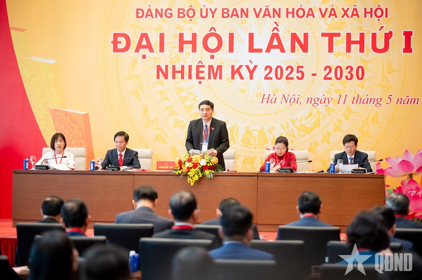 Chủ tịch Quốc hội Trần Thanh Mẫn dự Đại hội Đảng bộ Ủy ban Văn hóa và Xã hội của Quốc hội lần thứ I