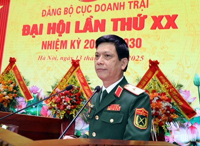 View - 	Đảng bộ Cục Doanh trại tổ chức Đại hội lần thứ XX, nhiệm kỳ 2025-2030