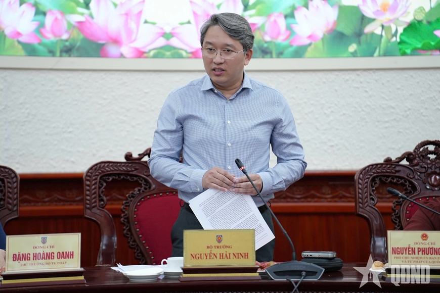 Bộ Tư pháp tổ chức hội nghị lấy ý kiến về sửa đổi Hiến pháp