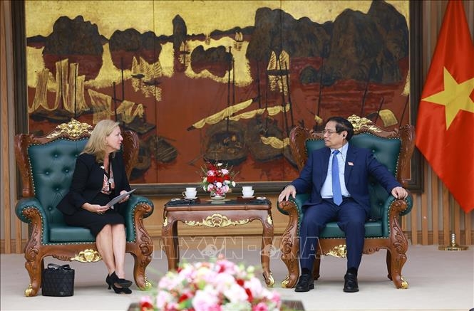 Thủ tướng Phạm Minh Chính đề nghị World Bank hỗ trợ Việt Nam triển khai các dự án hạ tầng quy mô lớn
