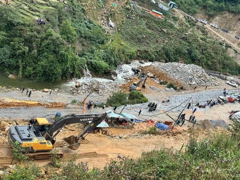 Tập trung khắc phục hậu quả sự cố sạt lở tại công trường thi công công trình thủy điện Tả Páo Hồ 1A