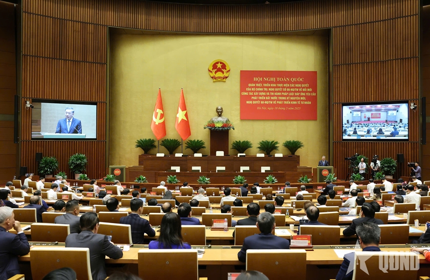 Phát biểu của Tổng Bí thư Tô Lâm tại Hội nghị toàn quốc quán triệt, triển khai thực hiện Nghị quyết số 66-NQ/TW và Nghị quyết số 68-NQ/TW