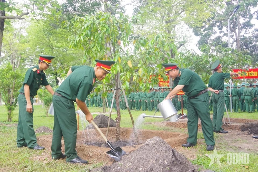 Trung đoàn 5, Sư đoàn 5 (Quân khu 7) phát động trồng cây