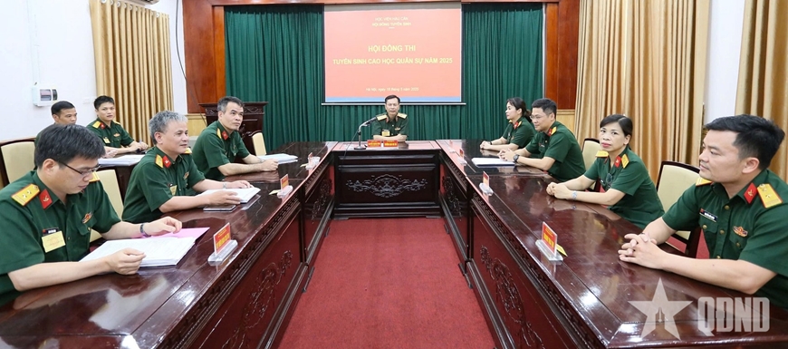 Học viện Hậu cần tổ chức thi tuyển sinh cao học quân sự năm 2025