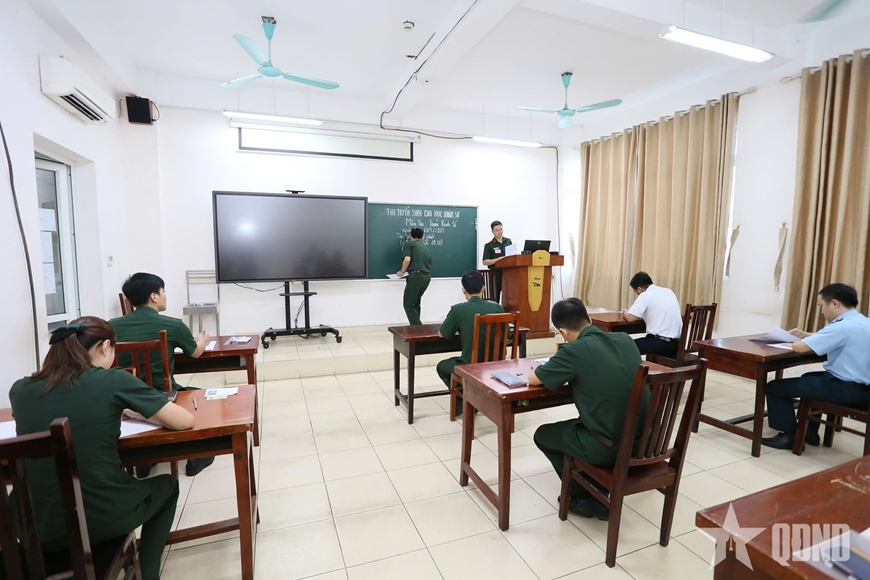 Học viện Hậu cần tổ chức thi tuyển sinh cao học quân sự năm 2025