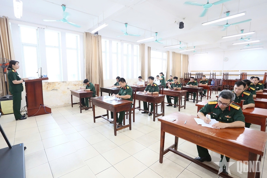 Học viện Hậu cần tổ chức thi tuyển sinh cao học quân sự năm 2025