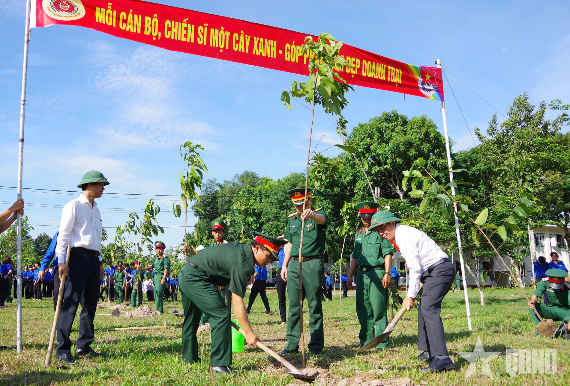Lữ đoàn 87, Binh chủng Hóa học phát động trồng cây “Đời đời nhớ ơn Bác Hồ”