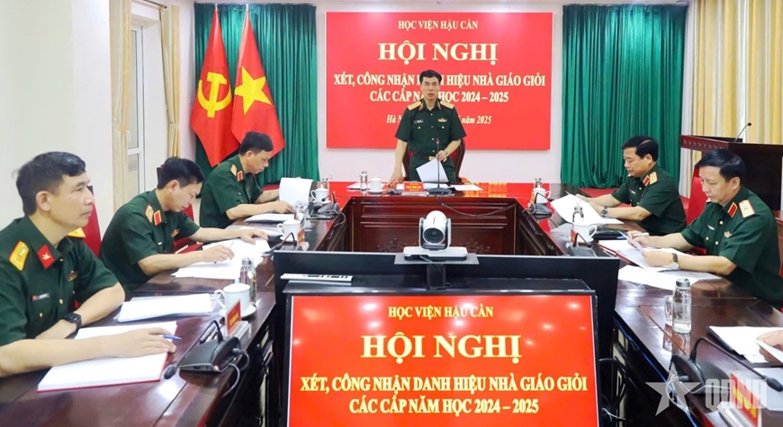 Học viện Hậu cần xét, công nhận danh hiệu Nhà giáo giỏi các cấp