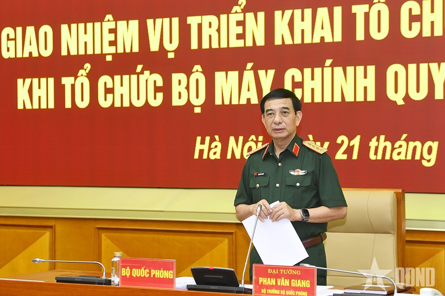 Bộ Quốc phòng giao nhiệm vụ triển khai tổ chức quân sự địa phương khi tổ chức bộ máy chính quyền địa phương 2 cấp