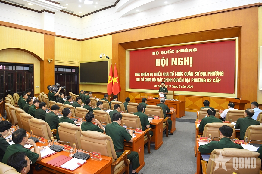 Bộ Quốc phòng giao nhiệm vụ triển khai tổ chức quân sự địa phương khi tổ chức bộ máy chính quyền địa phương 2 cấp